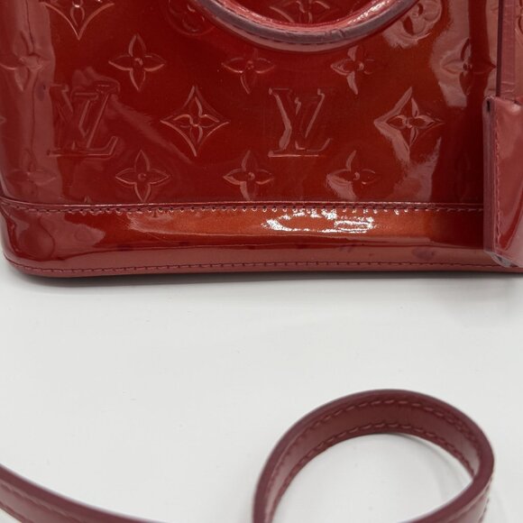 Louis Vuitton Red Alma BB - Vernis Leather. 2013 vintage! - Picture 7 of 13
